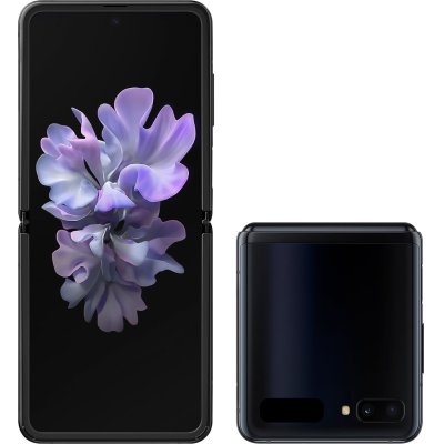 画像1: Samsung Galaxy Z Flip 256GB SIM Free (US Model) Mirror Black　