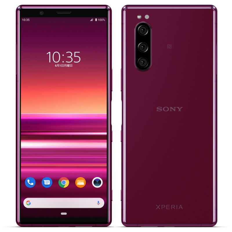 SONY Xperia5 128GB Red simフリー Dual SIM